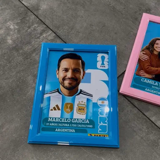 Cuadro figurita mundial 2026 personalizado